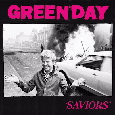 Cover de l'allbum Saviors de Green Day